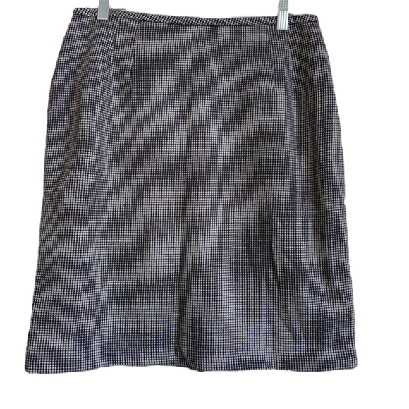Vintage METRO Collection New York 10001 Black and White Skirt - Picture 1 of 7